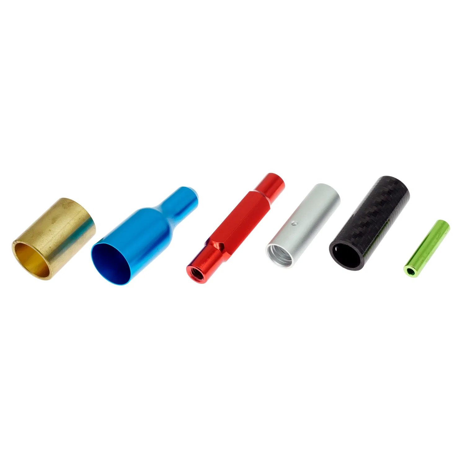 Auto Mechanical Spare CNC Milling Turning Part 304 316 Stainless Steel Internal Thread Rotation Pipe Fitting High Quality Aluminum Tube