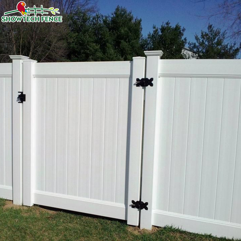 Durable PVC Vinyl Privacy Garden Fencing Wholesale Fence Panels White