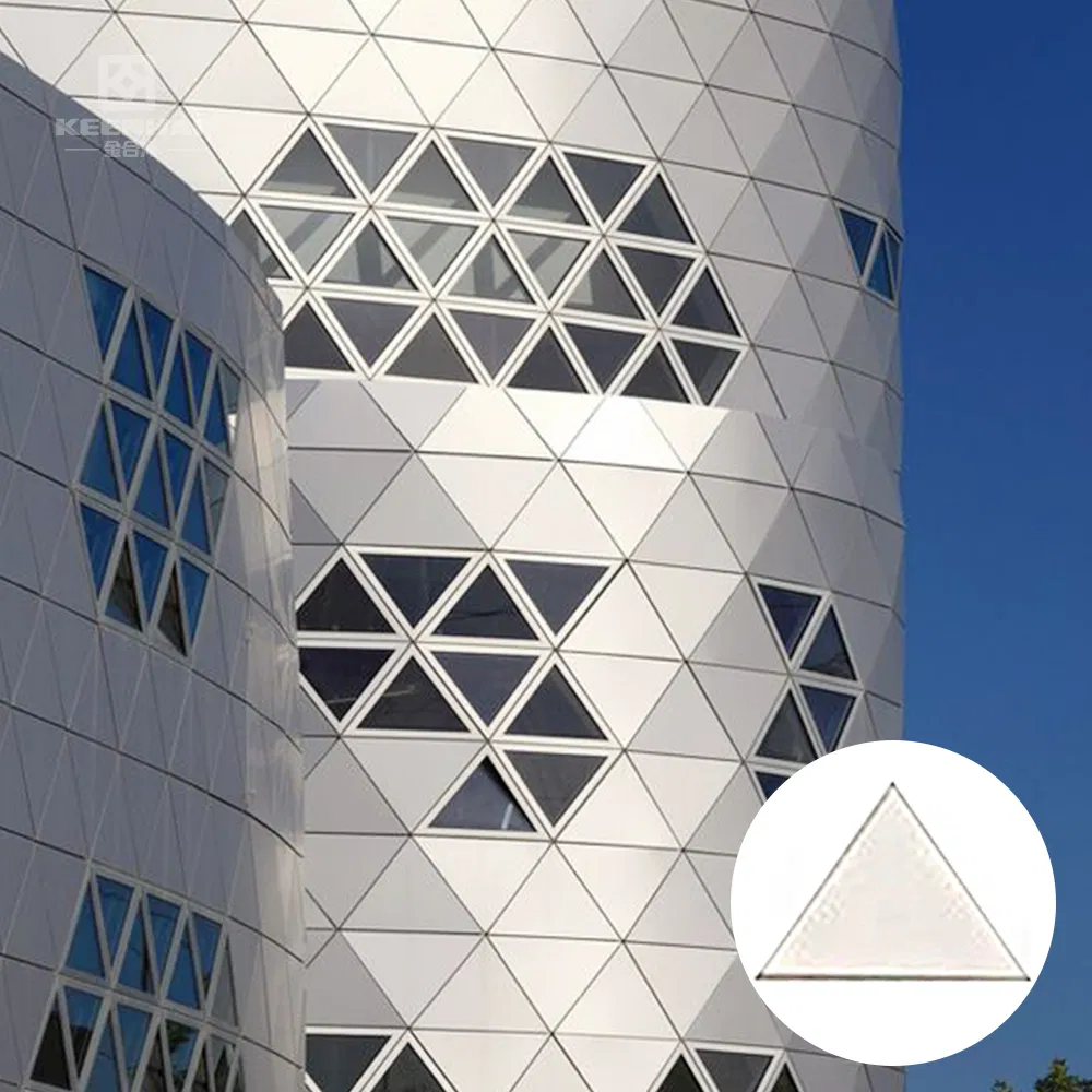 Exterior Perforated Aluminum Wall Facade Panel for Mansion (KH-EWC001)