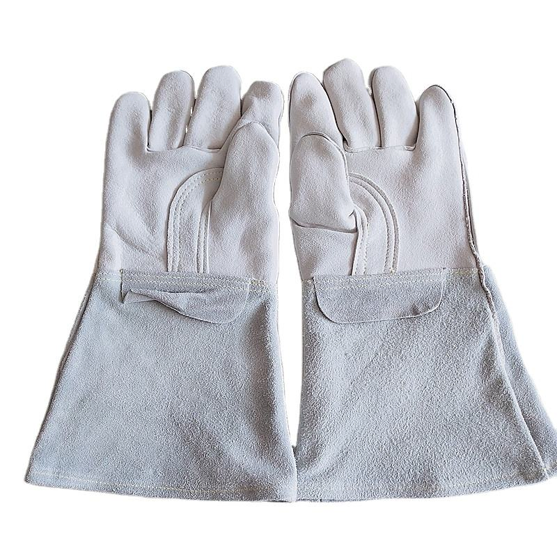 Premium Heat Resistant Cowhide Mitts for BBQ and Kitchen
