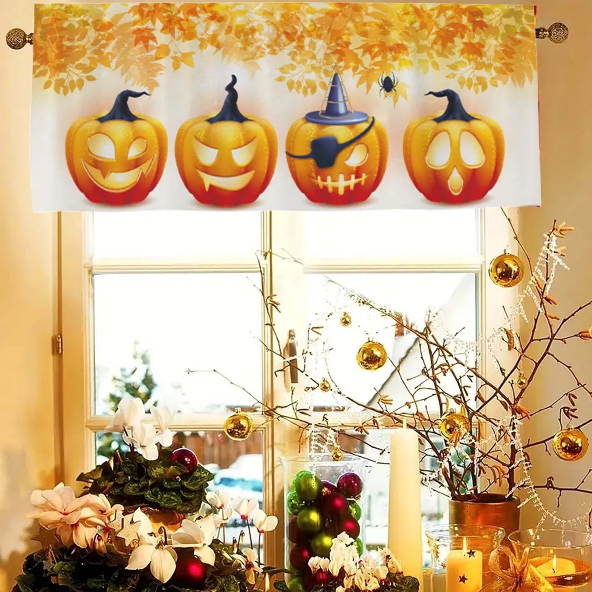 Blackout Curtains, Window Ambient Fabric, Kitchen Partition Curtains, Polyester Fabric Ambient Curtains, Drapes