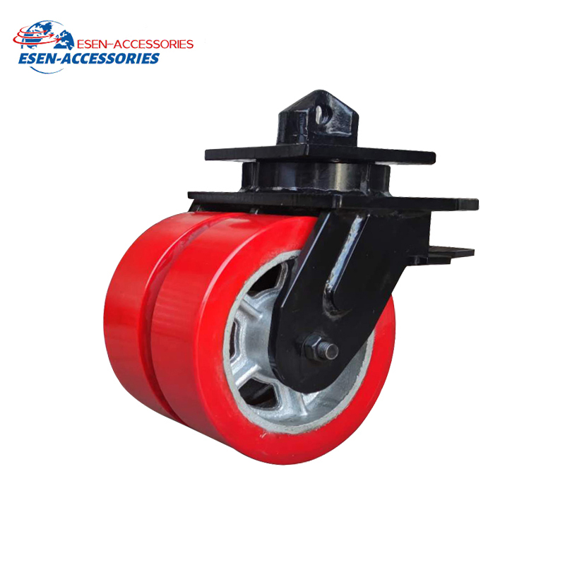 Steel ISO Shipping Container Transport Wheel Caster
