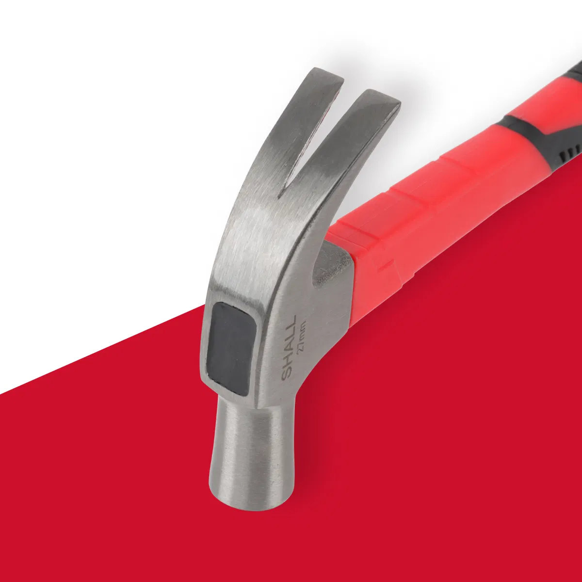 16oz Claw Hammer Heavy Duty Construction Shock Resistant Rubberized Non Slip Handle for Contractors for Household Maintenance