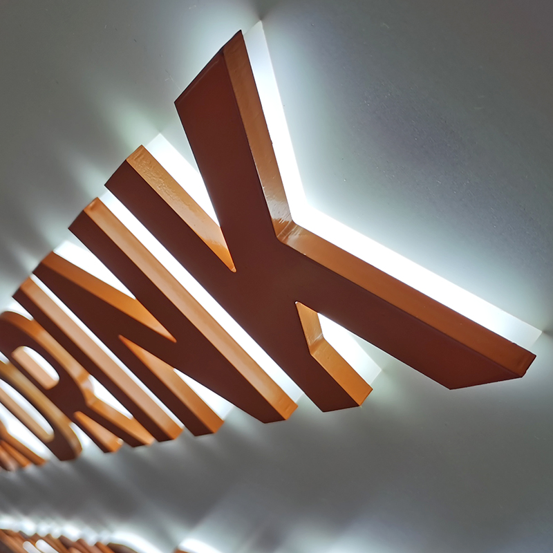 Ezd Factory Price Jewelry Shop Sign Outdoor Backlit Luminous Signage for Business