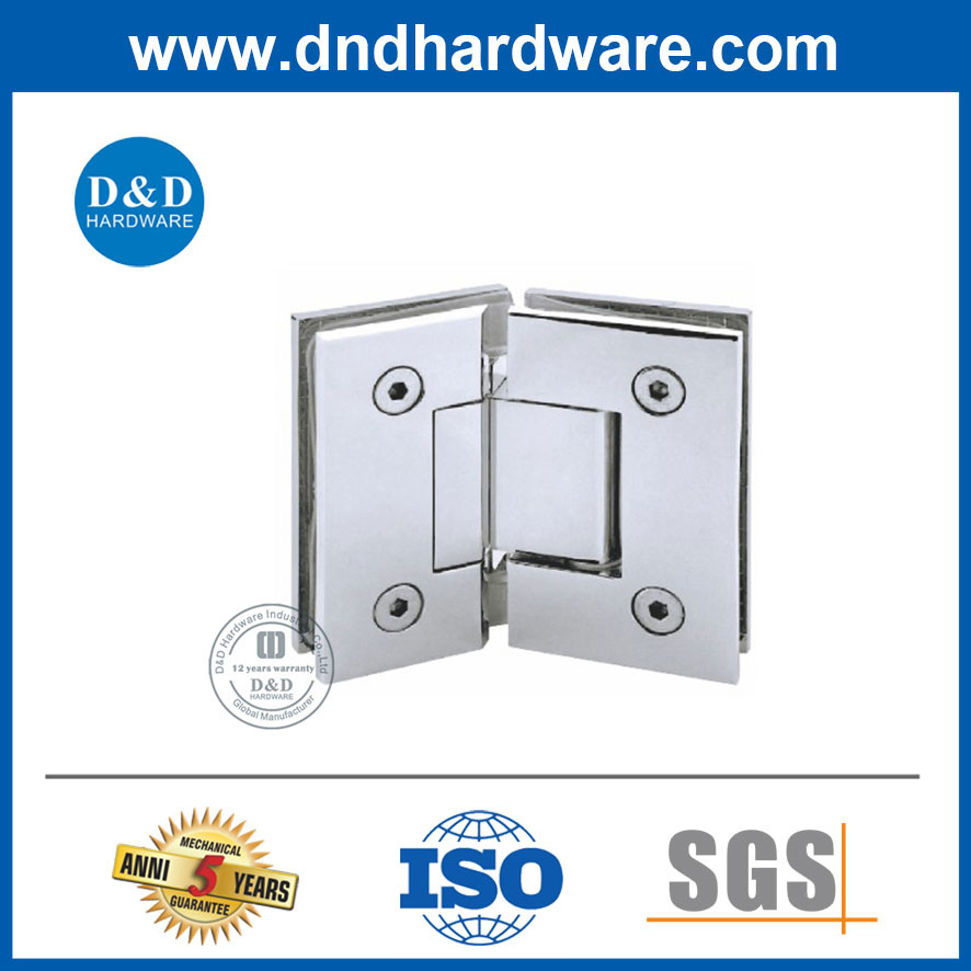 Stainless Steel Glass Hardware Fitting 135 Degree Glass Hinge for Residential Building