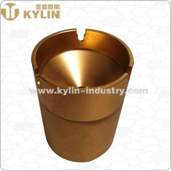 Smoking Accessories Two Layer Mini Shape Oxidized Aluminum Ashtray