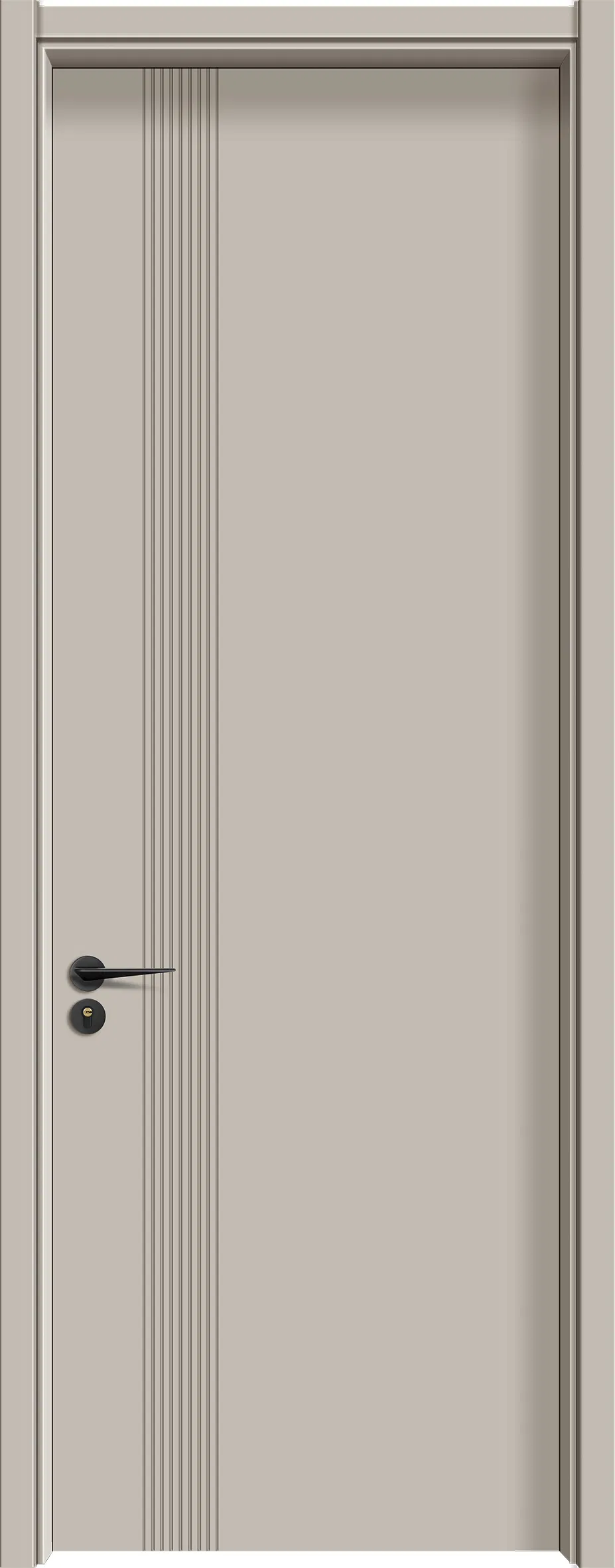 New Design Morandi Color MDF Wooden Door Painting Free Wood Door for Apartment