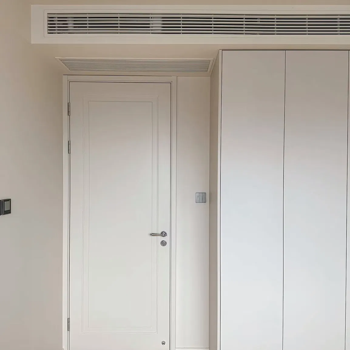 Traditional WPC Waterproof Plastic Wholesale Ani-Termites Door-Plastic Interior Door Bedroom