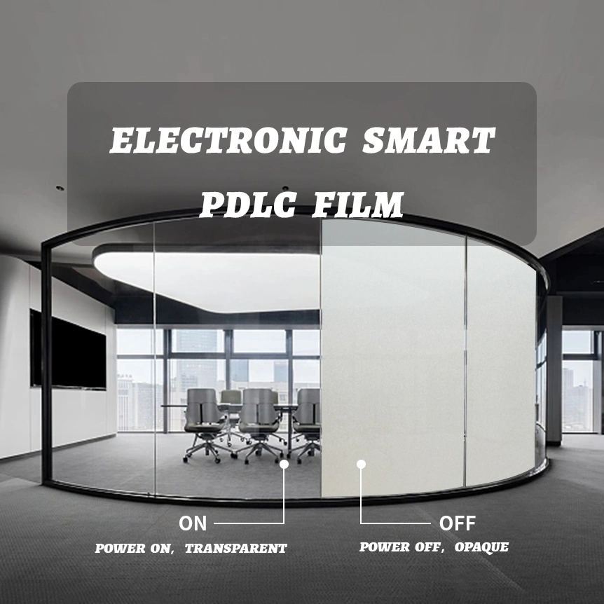 5mm Smart Switchable Electric Privacy Pdlc Film Glass for Windows, Doors and Partitions