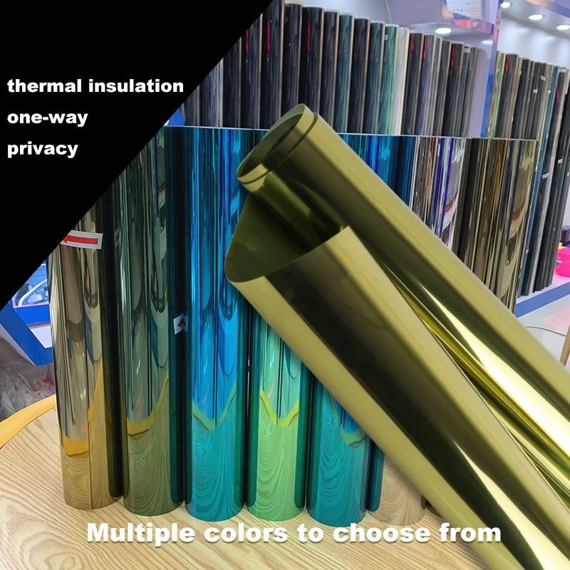Factory OEM Office Building Shopping Mall Glass Decoration Graphic Vinyl Frosted Transparent Clear Window Privacy Film Building Glass Film