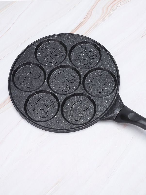Whole Sale Nonstick 7-Hole Cartoon Mini Portable Eggs Frying Breakfast Cookware Pancake Pan