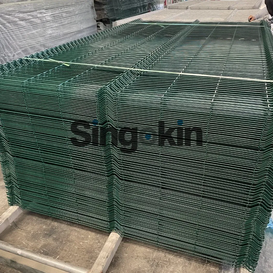 3D Curved Welded Wire Mesh Fence / Gardening Security Fence