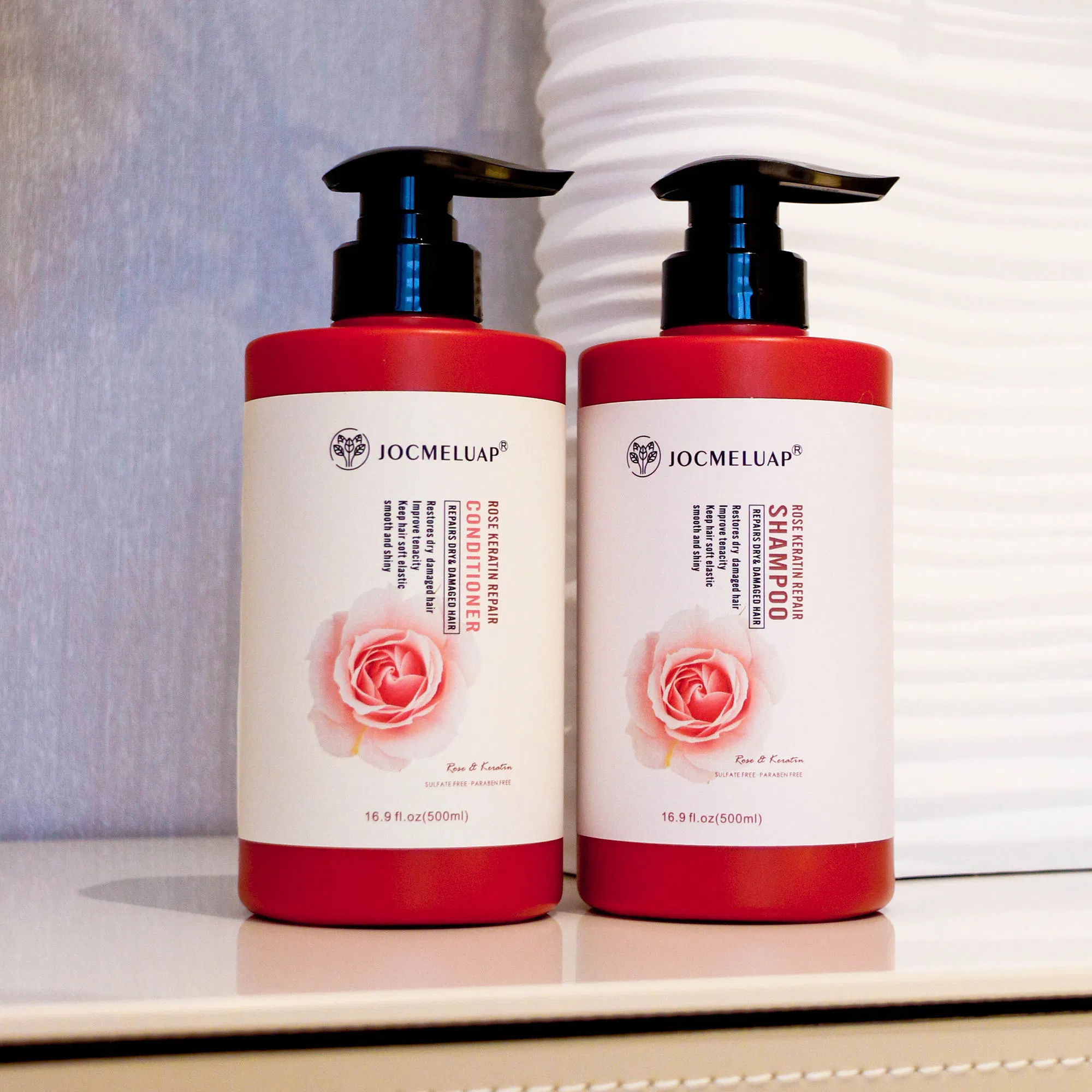Rose Infused Shampoo and Conditioner Set