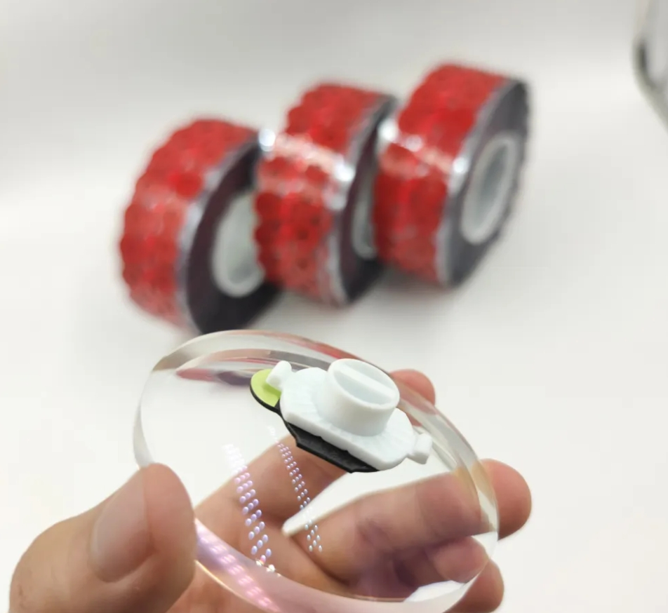 Factory Clear Lens Edging Blocking Pads Optical Eyeglasses Transparent Oval Anti Slip Adhesive Sticker Tape Processing Polishing