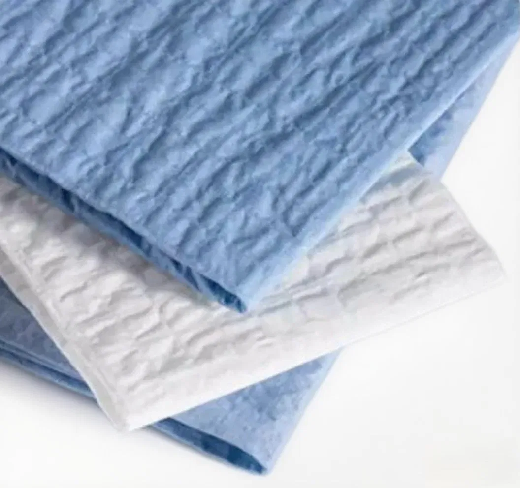 Three Colors Strong Oil/ Water Absorption Medical/Kitchen Scrim Paper Lint-Free Dustless