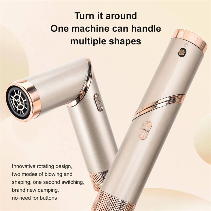 Multi-Functional Folding Hot Air Comb Multi-Head 5-in-1 Curling Iron Conditioner Household Hair Dryer