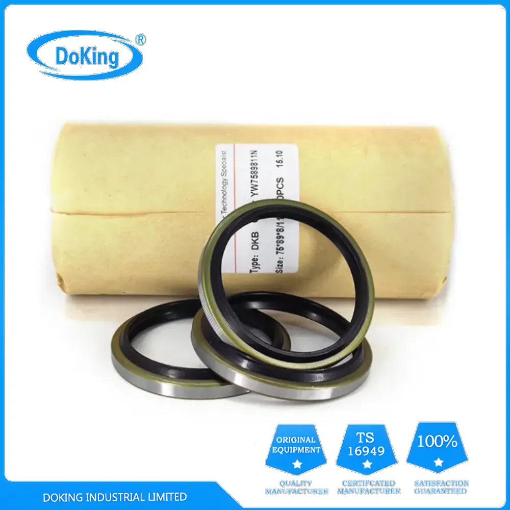 Маслосъемное уплотнение DKB Black NBR с металлом