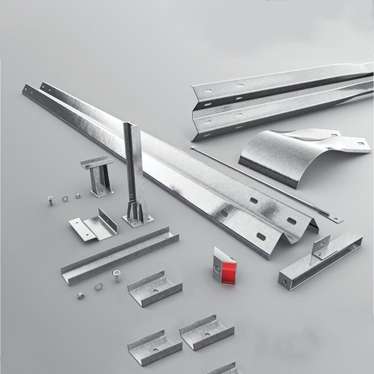 W Beam Guardrail Metal Steel S235jr S355jr Traffic Barrier Highway Guardrail for Sale