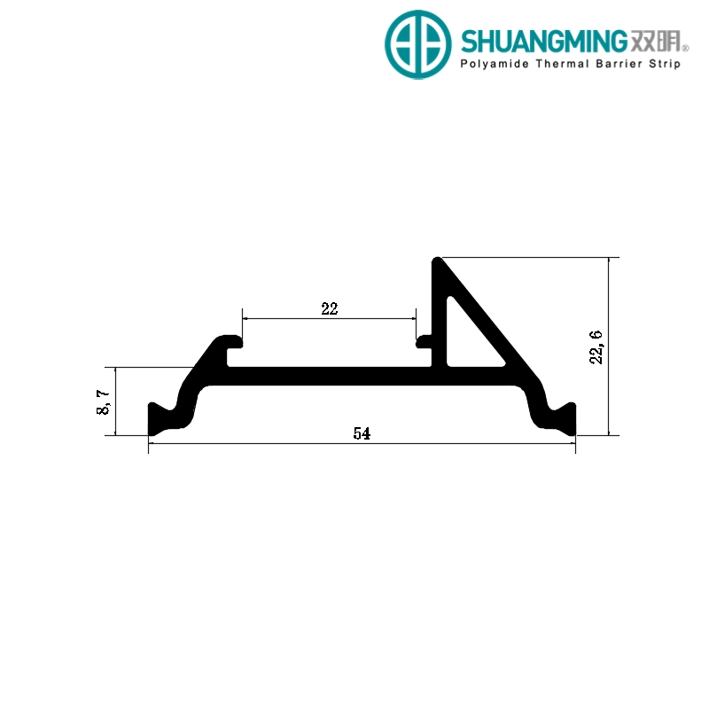 Industry Leading PA66 Material K54 Thermal Barrier Strip for Doors and Windows