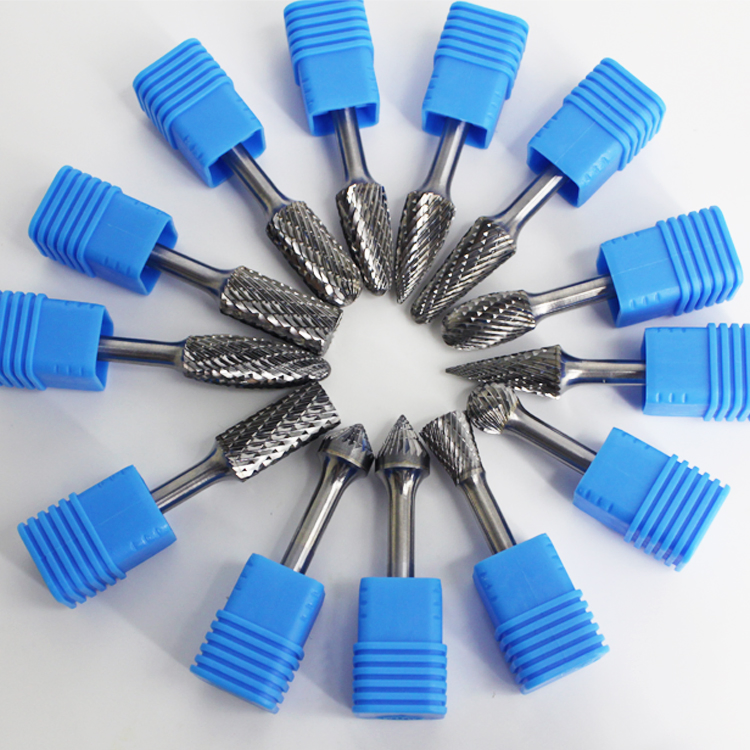 China Top Burr Manufacturer Yg8 Gradeabrasive Tungsten Cone Shape Carbide Rotary Burr Supplied Carbide Grinding Burrs