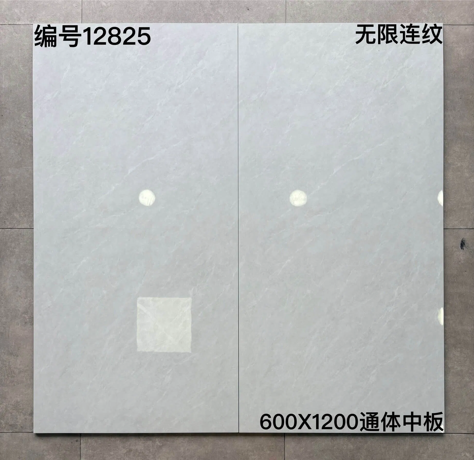 600X1200mm Polished Glazed Porcelain Marble Floor & Wall Tiles Acid-Resistant Antibacterial for External Walls and Rooms
