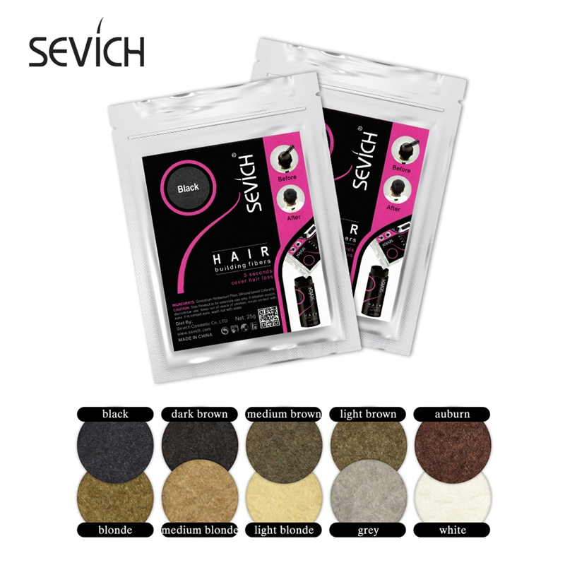 Factory Price Cotton/Keratin Refill Bags Organic Hair Building Fiber