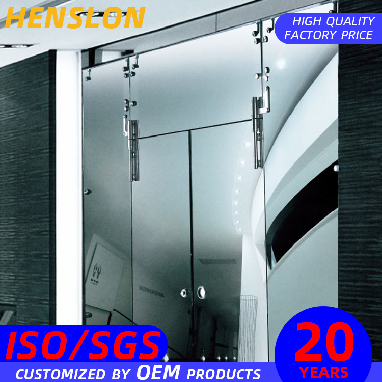 Stainless Steel Door Roller Connector for Building Tempered Clear 8mm 10mm Bright Colored Glass