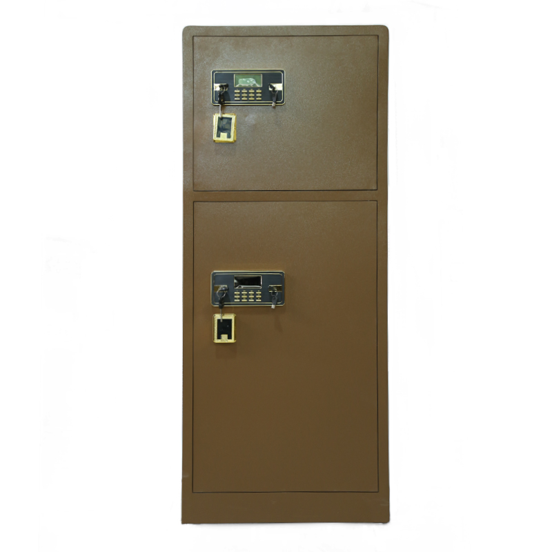 Office Fingerprint Hidden Double Door Safe Box for Money