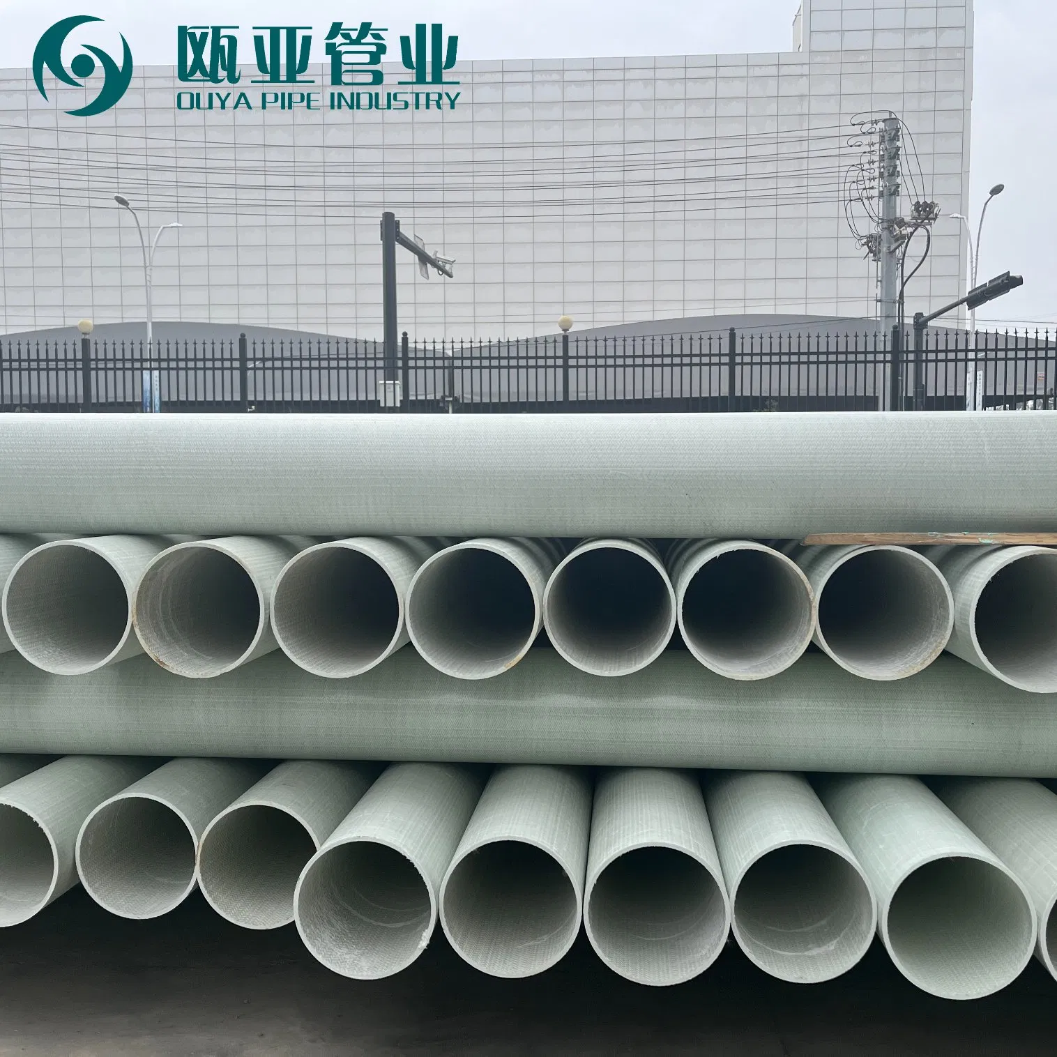 High Strength Lightweight Corrosion Resistant Fiberglass Pipe FRP Pipe Bwfrp Pipe