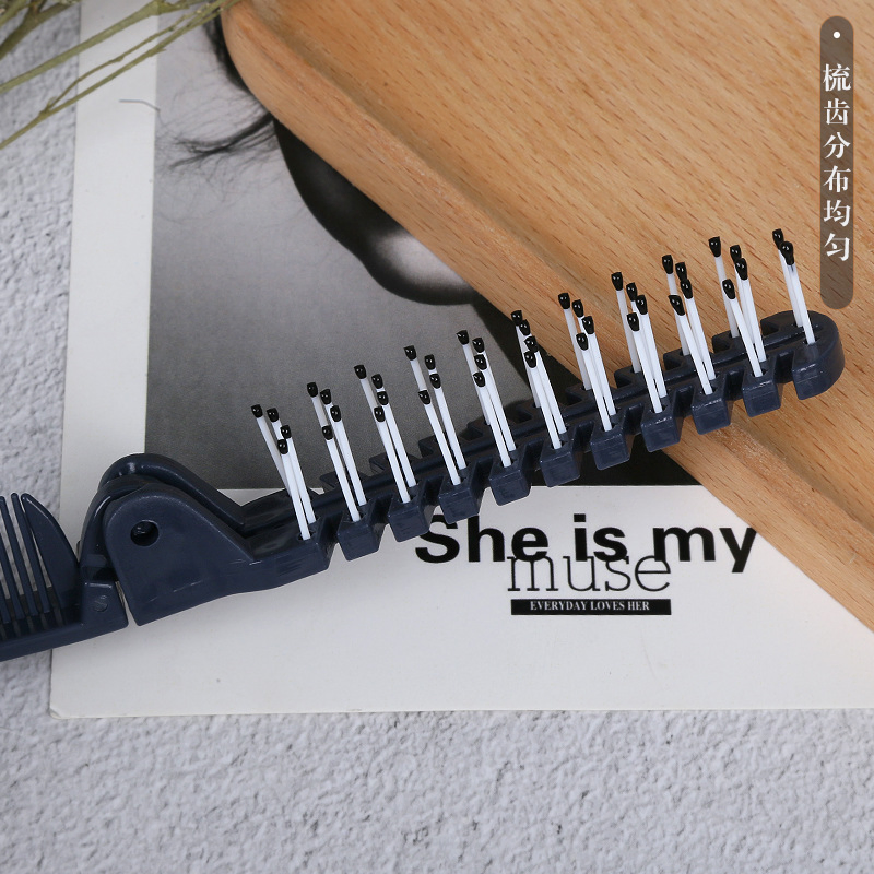 Double Headed Toothed Women Travel Foldable DIY Hairdressing Hair Beauty Comb