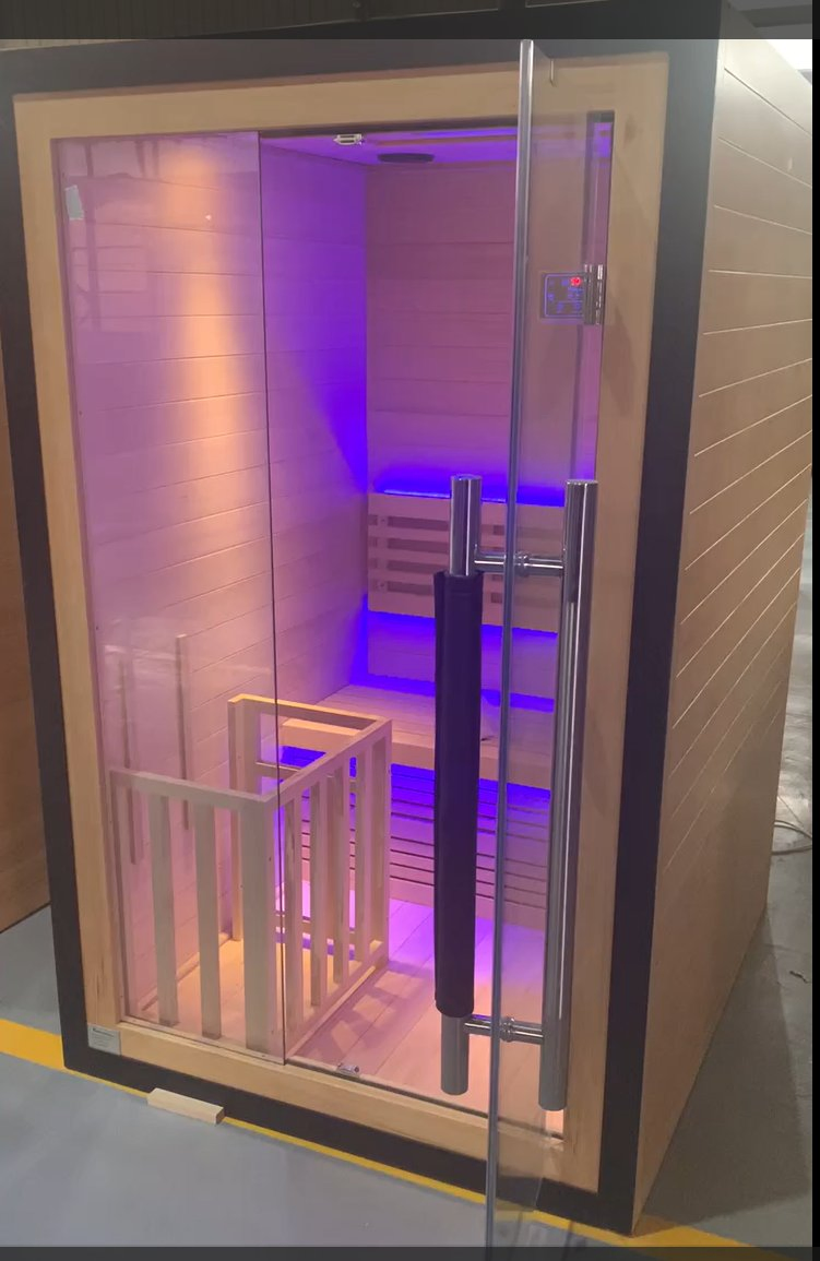 Компактная сауна для дома на 2-3 человек