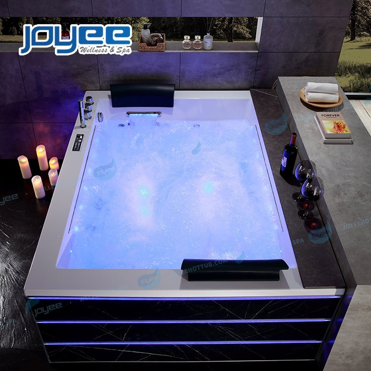 Акриловая гидромассажная ванна Joyee с LED-подсветкой