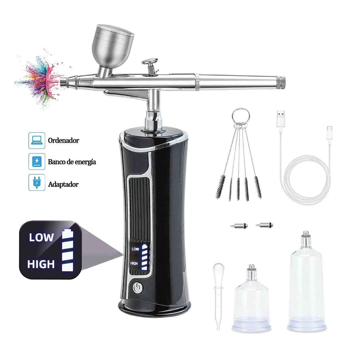 Airbrush Kit Rechargeable Cordless Airbrush Compressor Free Shipping to Mexico City