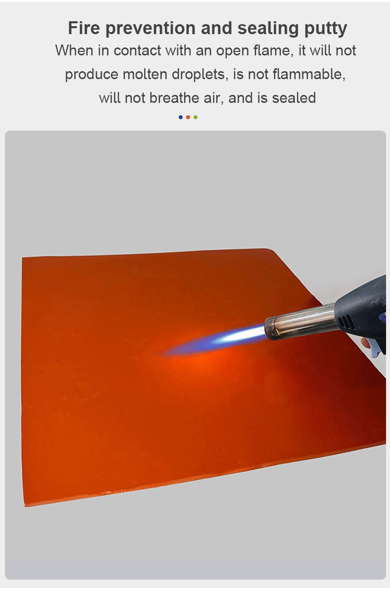 Fire Smoke Ensure Resistant Plugging Mud Flame Retardant Safety with Fire Putty Pads for Wallboxes