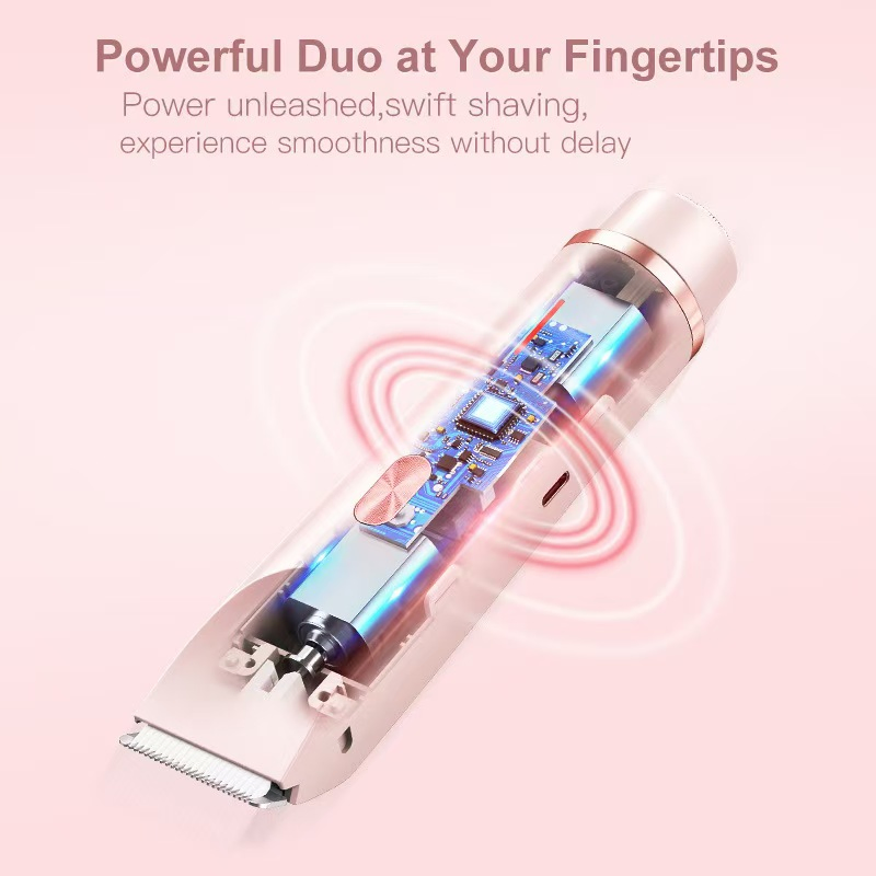 Beard Trimmer Electric Hair Trimmer Waterproof Cordless Electric Shaver Hair Removal Beauty Machine
