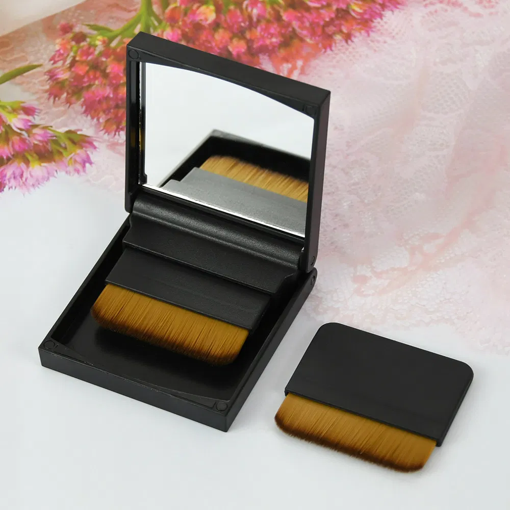 Cosmetic Box Makeup Tool Kit Foundation Brush Portable Travel Powder Concealer Brushes with Mirror