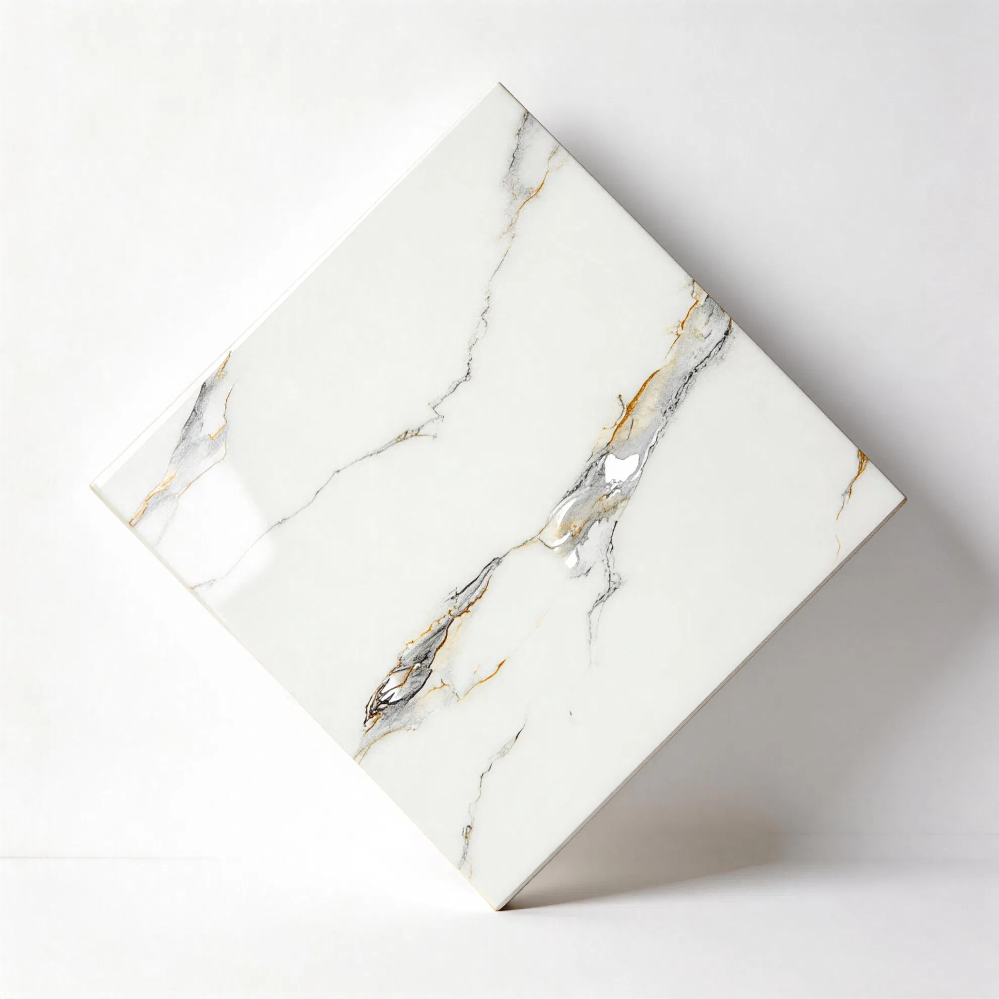 Полированная плитка 60x60 см Carrara White для пола и стен