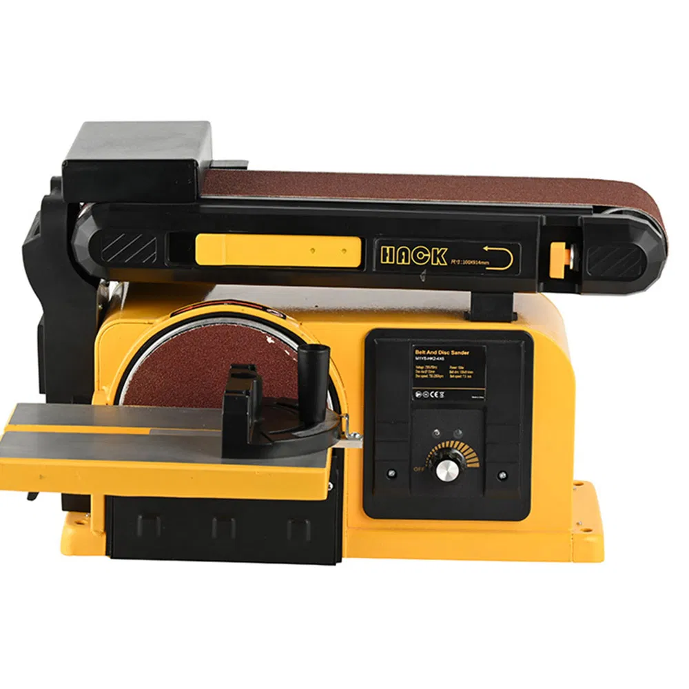 Comfortable Specialized Production 2 in 1 Combo Metal Belt&Disc Polishing Sander New Belt Grinder