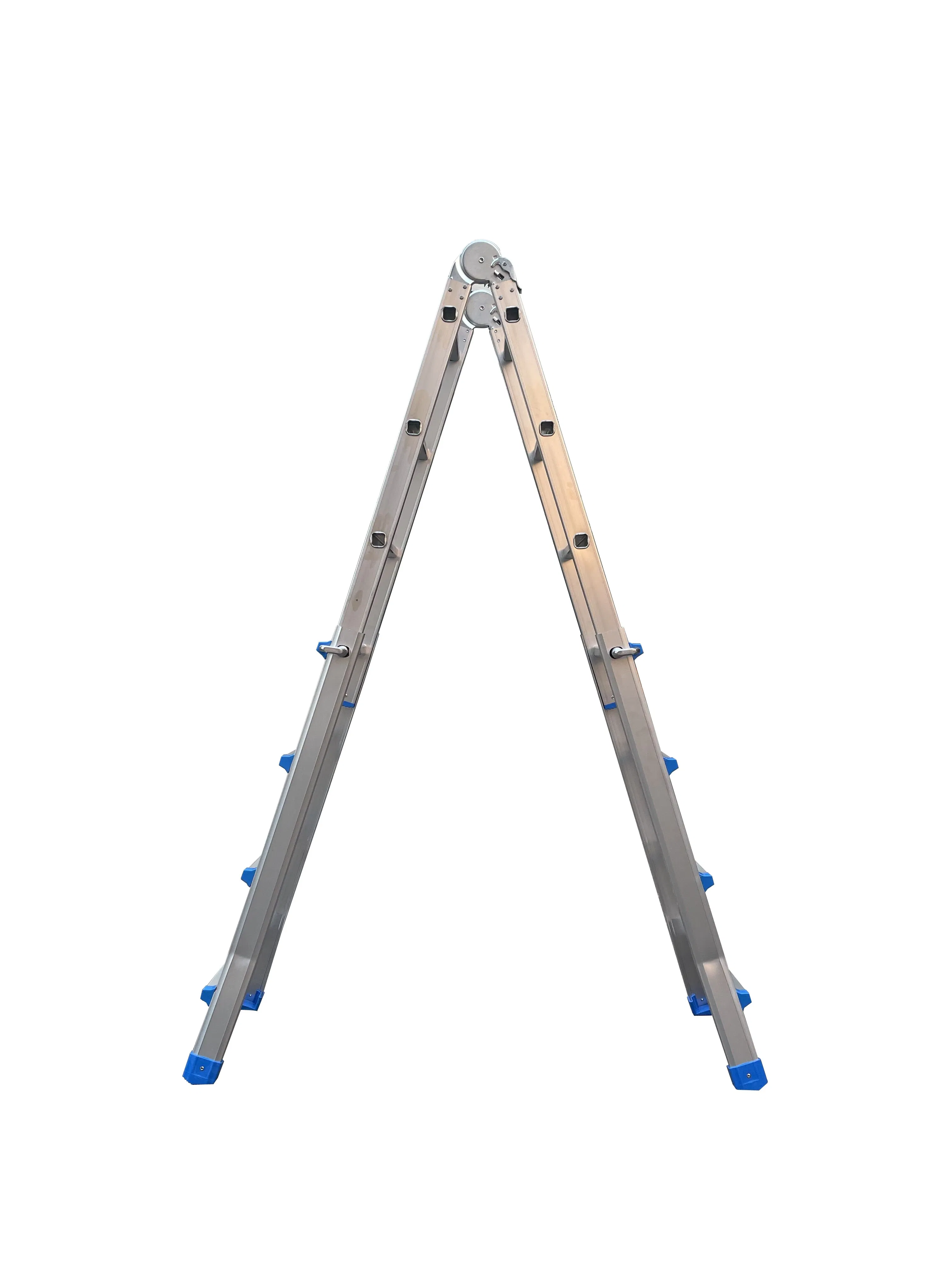 Aluminum 16 Step Foldable Extension Collapsible Aluminum Combination Ladder