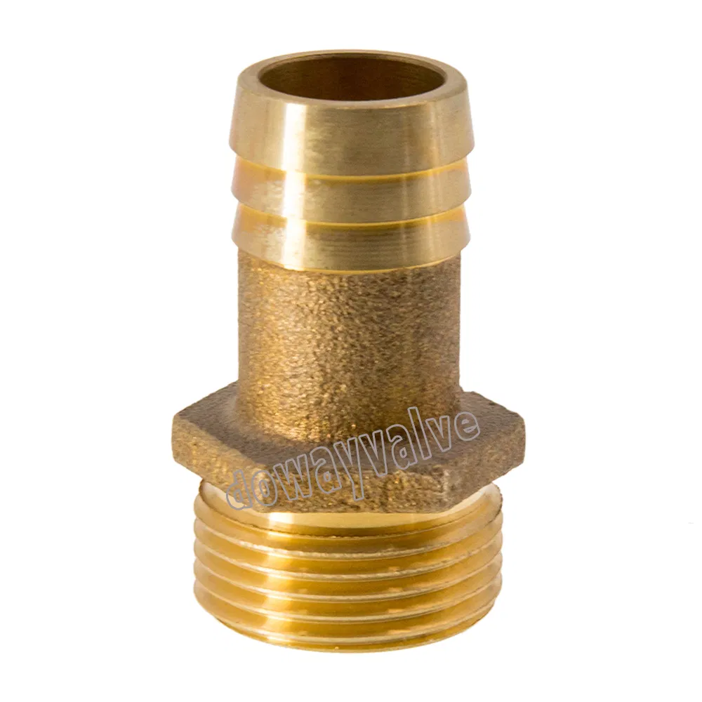C83600 Bronze Casting Straight Hose Fitting