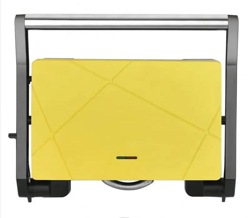 Electric Panini Press Grill Sandwich Maker Open 180 Degrees for Panini Burgers Steak Barbecue on Both Sides Indoor Grill