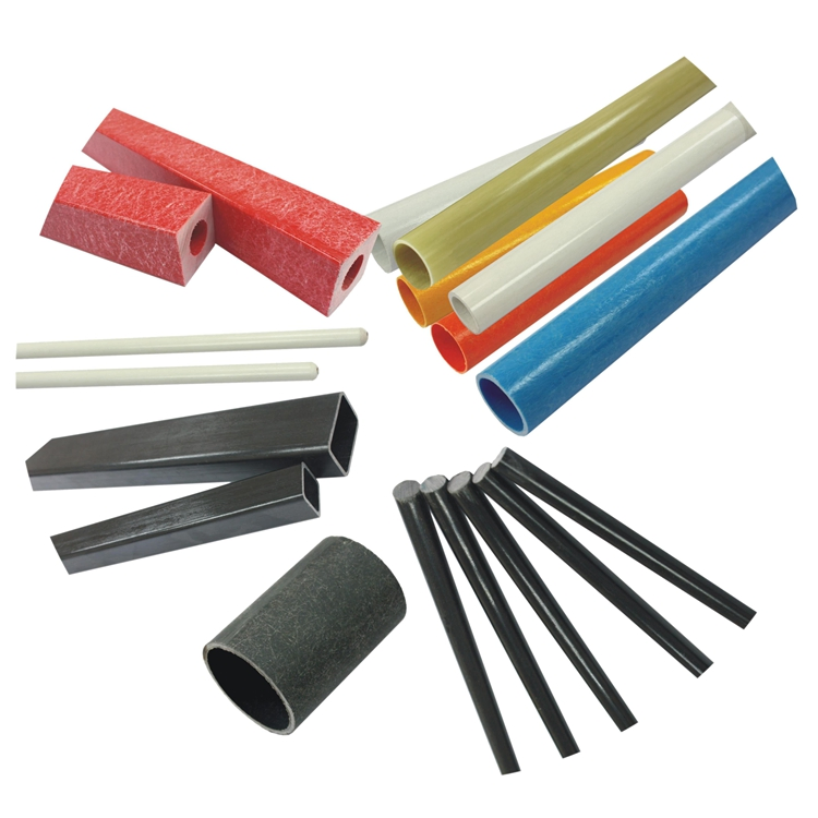 China Factory Wholesale Colorful Hollow Round Fiberglass FRP Tubes Pipes