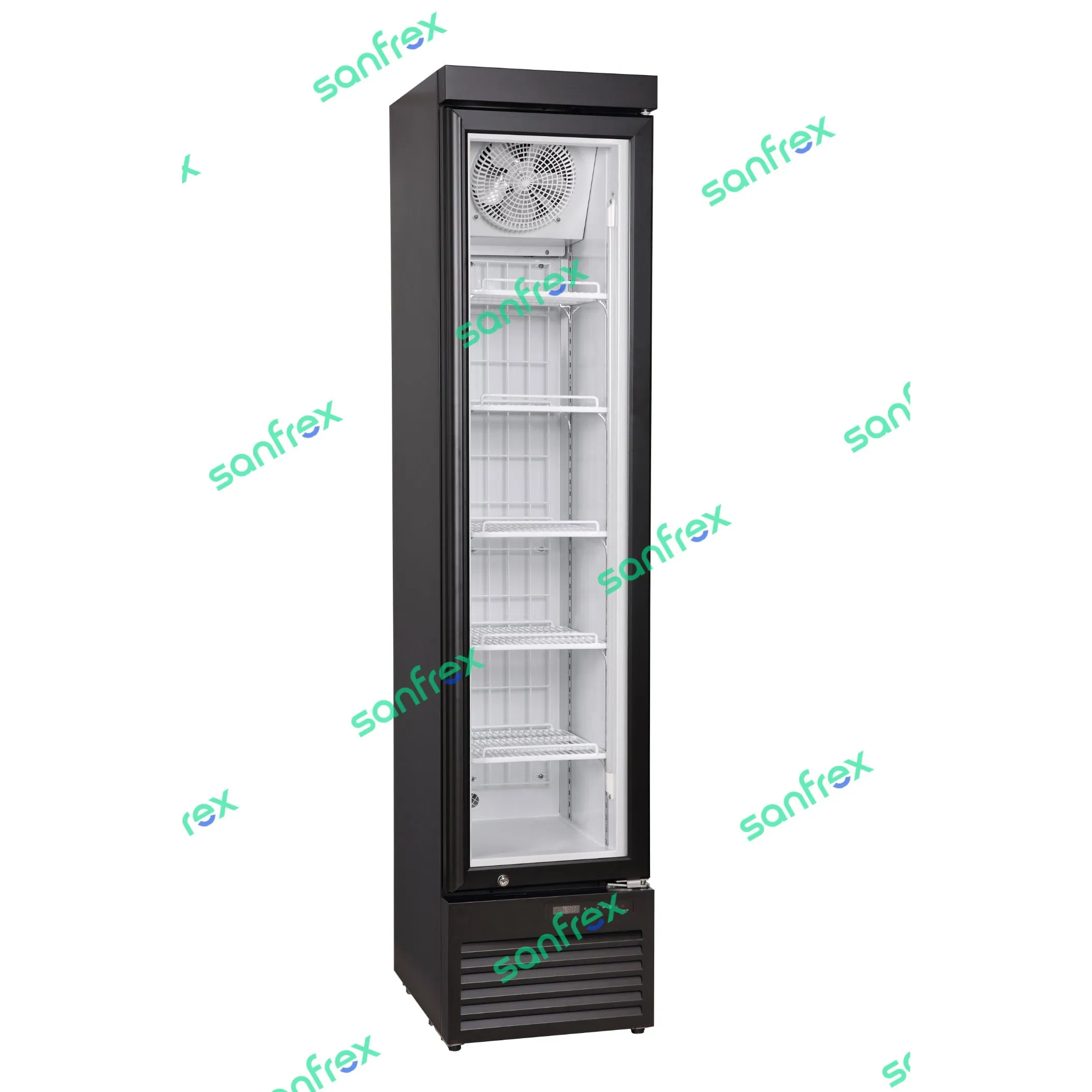Foshan Ss-D159wac Ice Commercial Display Freezer with HS Code 84185000