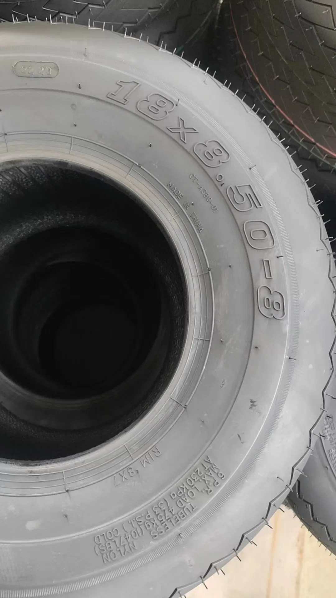 18X850-8 Deep Pattern Utility Golf Cart Tire Wheel Tyre with DOT/E4/ISO9001/RoHS/Reach for Golf Cart