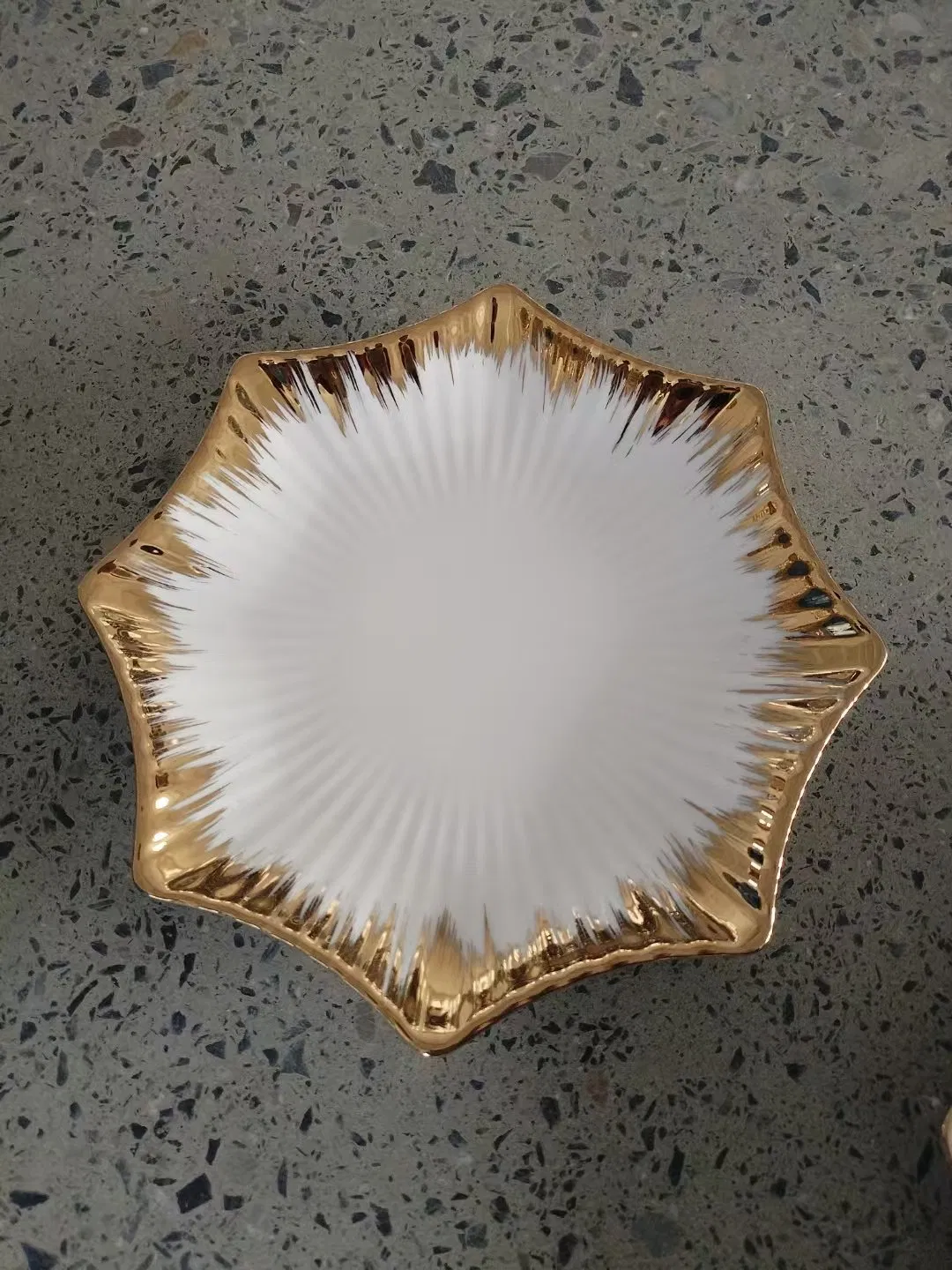 Dinner Plate Bowl Soup Plate Golden Line Porcelainware Ceramics Tableware