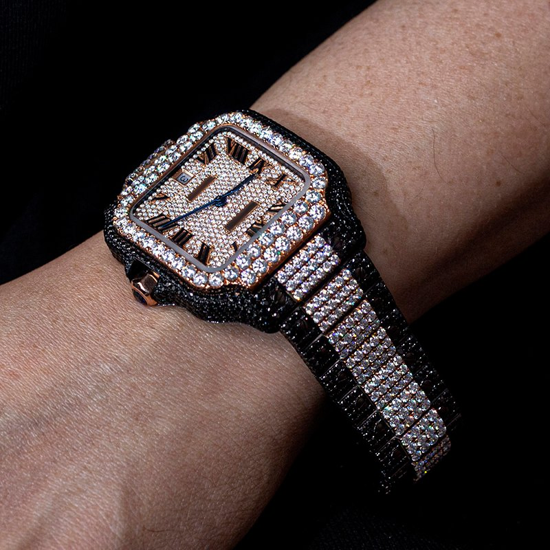 Brand Luxury Sport Watch Customized Ice out Men Gift Moissanite Watch