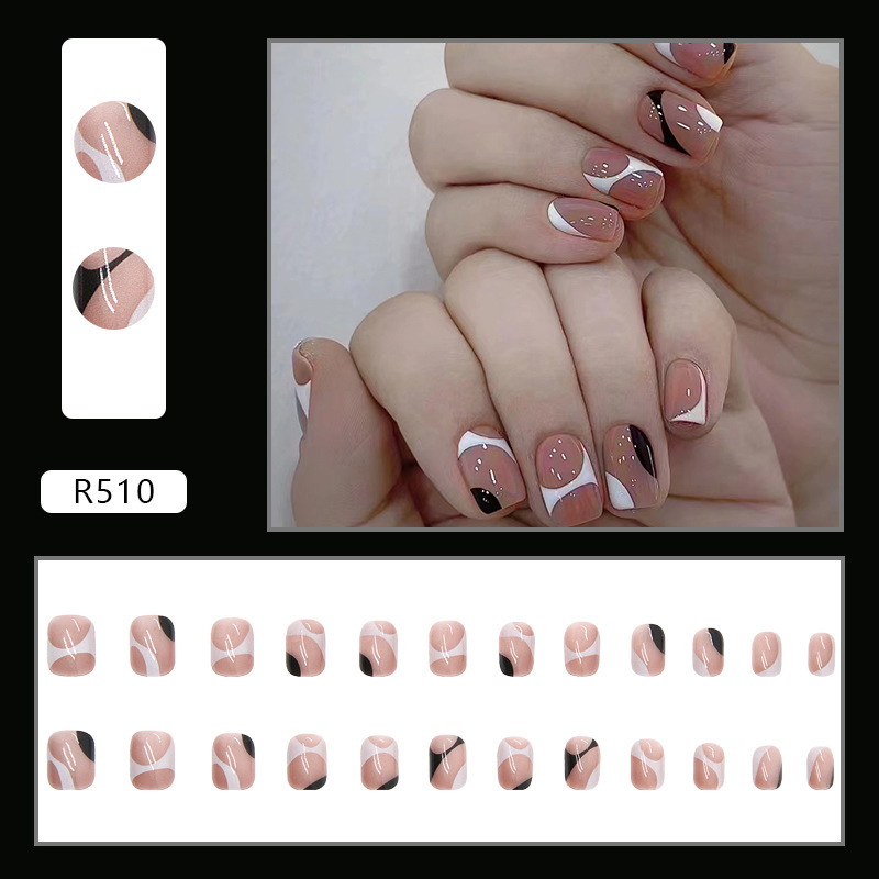 Wholesale Short Cute Press on Artificial False Nails Art