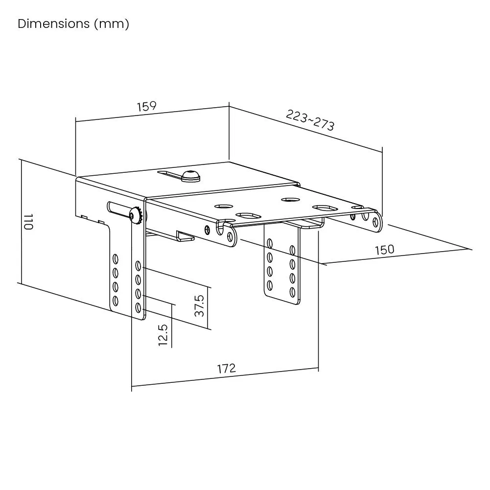 Стойка для руля Racing Simulator для Logitech, Thrustmaster, Fanatec