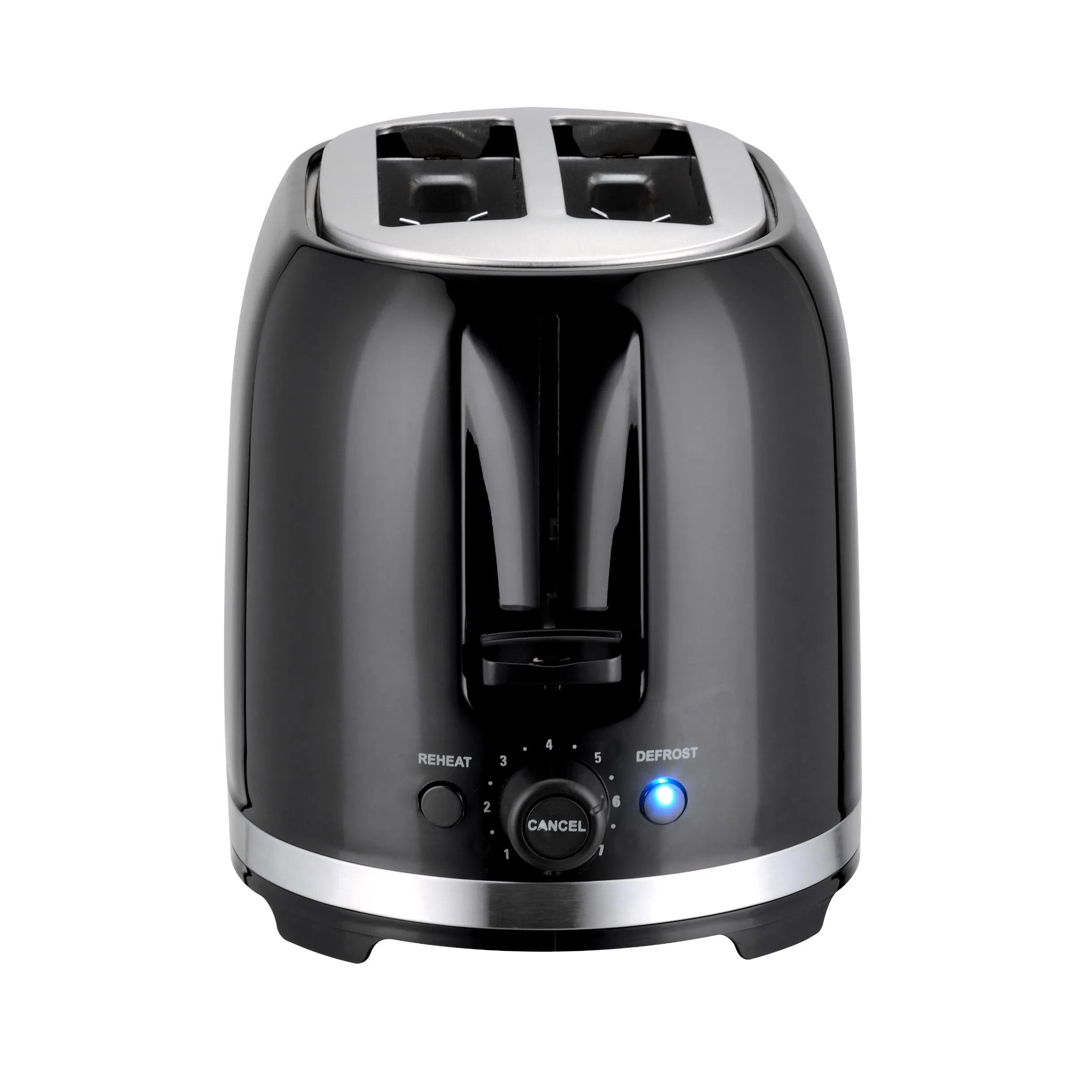 Compact 2 Slice Toaster with Extra Wide Slots for Bagels and Bread