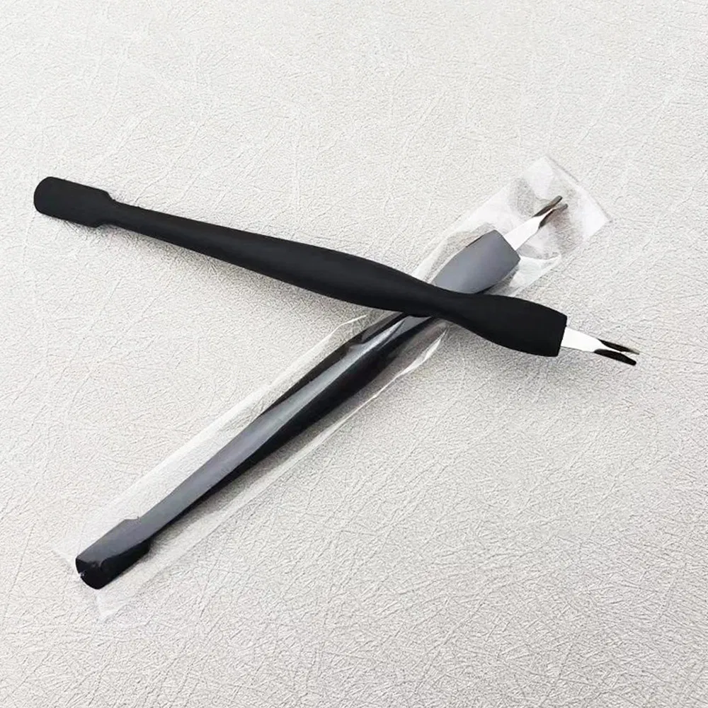 Professional Nail Art Cuticle Pusher Manicure Supplies Products Callus Remover Double End Dead Skin Fork